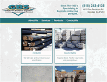 Tablet Screenshot of glendalebuilders.com